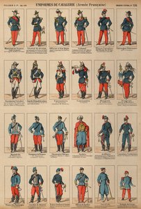 Francia Hadsereg lovassági egyenruha (színes metszet) alkotó: French School