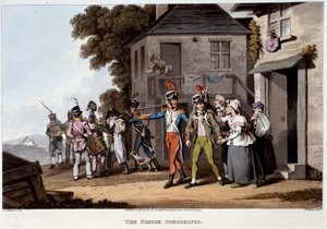 Francia sorkatonák, 1814 körül (színes litho) alkotó: French School