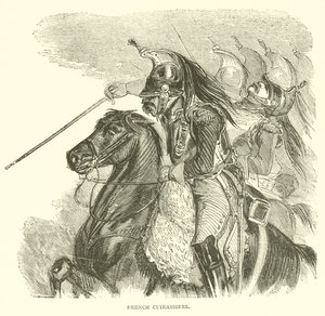 Francia Cuirassiers (metszet) alkotó: French School