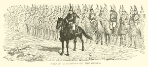 Az őrség francia curassierei (metszet) alkotó: French School