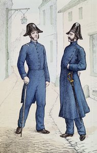 Francia rendőrök 1829-30 körül alkotó: French School