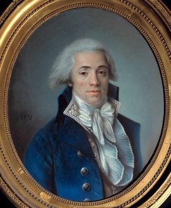 Francia forradalom: „” Bertrand Barere de Vieuzac (1755-1841), a Comite de Salut Public tagjának portréja”” Az Ecole francaise pasztell festménye. 18. századi Párizs, Musee Carnavalet – francia forradalom: „” Bertrand Barere de Vieuzac portréja (17. alkotó: French School