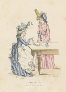 1792-es francia divat alkotó: French School