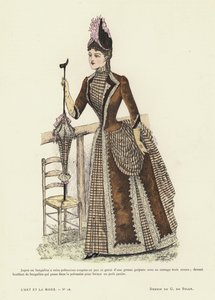 Francia divatlemez, 1885-86 alkotó: French School