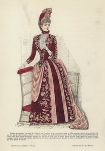 Francia divatlemez, 1885-86 alkotó: French School