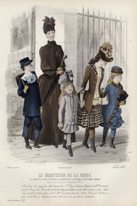 Francia divatlemez, 19. század vége alkotó: French School