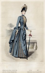 Francia divatlemez, 19. század vége alkotó: French School