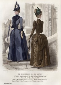 Francia divatlemez, 19. század vége alkotó: French School
