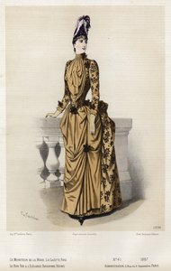 Francia divatlemez, 19. század vége alkotó: French School