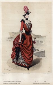 Francia divatlemez, 19. század vége alkotó: French School