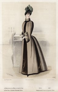 Francia divatlemez, 19. század vége alkotó: French School