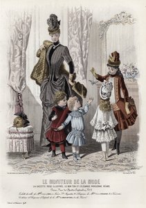 Francia divatlemez, 19. század vége alkotó: French School