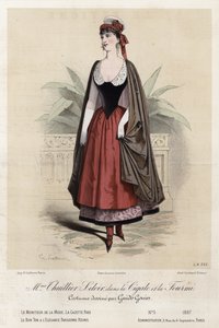 Francia divatlemez, 19. század vége alkotó: French School