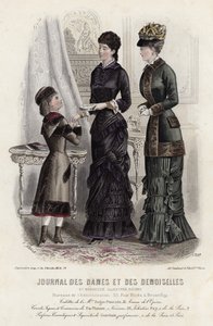 Francia divatlemez, 19. század vége alkotó: French School