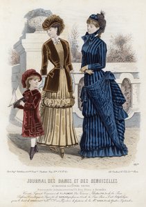 Francia divatlemez, 19. század vége alkotó: French School