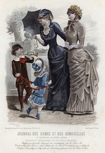 Francia divatlemez, 19. század vége alkotó: French School