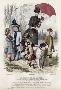 Francia divatlemez, 19. század vége alkotó: French School
