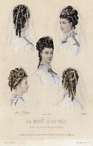 Francia divatlemez, 19. század vége alkotó: French School