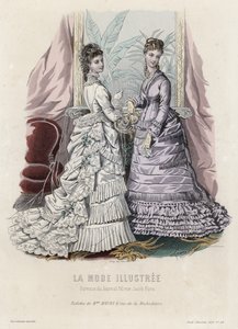 Francia divatlemez, 19. század vége alkotó: French School