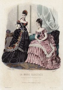 Francia divatlemez, 19. század vége alkotó: French School