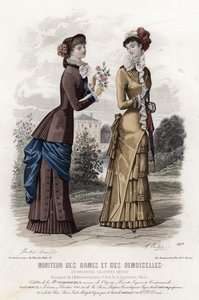 Francia divatlemez, 19. század vége alkotó: French School
