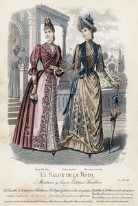 Francia divatlemez, 19. század vége alkotó: French School
