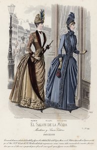 Francia divatlemez, 19. század vége alkotó: French School