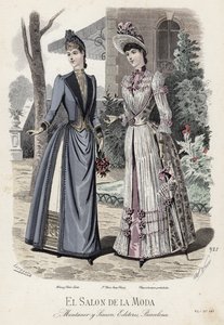 Francia divatlemez, 19. század vége alkotó: French School
