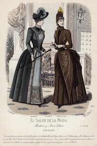 Francia divatlemez, 19. század vége alkotó: French School