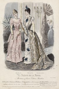Francia divatlemez, 19. század vége alkotó: French School