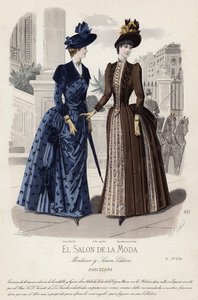 Francia divatlemez, 19. század vége alkotó: French School