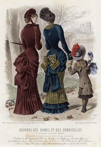 Francia divatlemez, 19. század vége alkotó: French School