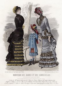 Francia divatlemez, 19. század vége alkotó: French School