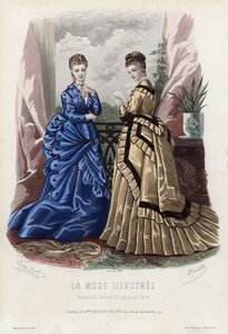 Francia divatlemez, 19. század vége alkotó: French School