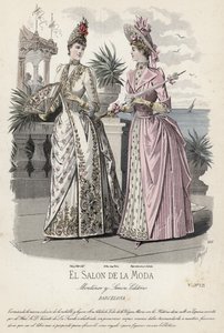 Francia divatlemez, 19. század vége alkotó: French School