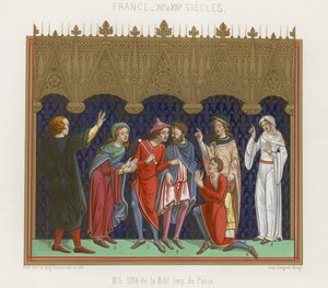 A 12. és 13. század francia alakjai alkotó: French School