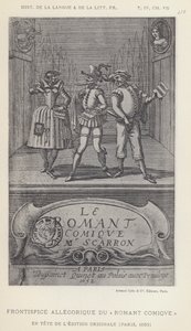 A római képregény allegorikus frontképe (litho) alkotó: French School
