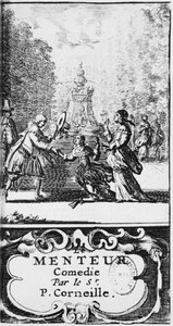 Pierre Corneille (1606-84) A hazudozó előképe, 1664-ben, Amszterdam alkotó: French School