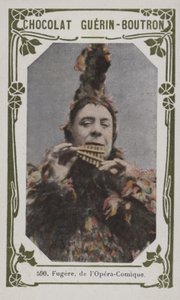 Fugere, az Opera-Comique-ból (színes fotó) alkotó: French School