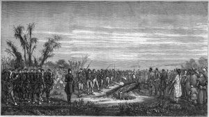 Edouard Collineau tábornok (1810-1861) temetése Csien Tsinben (Kína), január 15. alkotó: French School