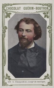 G Charpentier, zeneszerző (színes fotó) alkotó: French School