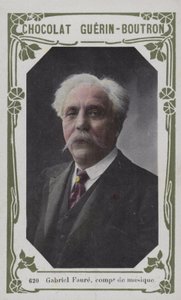 Gabriel Faure zeneszerző (színes fotó) alkotó: French School