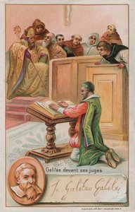 Galileo Galilei a bírák előtt alkotó: French School