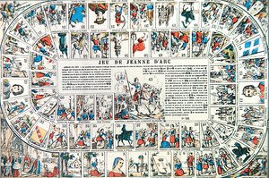 Joan of Arc játéka (színes litó) alkotó: French School