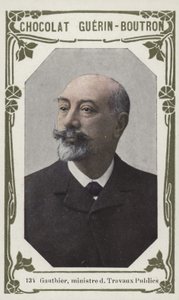 Gauthier, közmunkaügyi miniszter (színes fotó) alkotó: French School