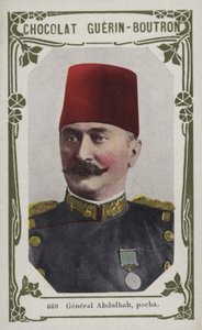 Abdulhah tábornok, pacha (színes fotó) alkotó: French School