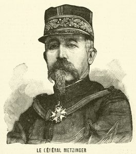 Leon Frederic Hubert Metzinger tábornok, francia katona (metszet) alkotó: French School