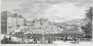 A Chateau de Meudon általános képe alkotó: French School