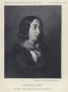 George Sand (litho) alkotó: French School
