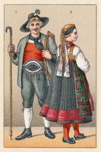 Németország tiroli jelmez alkotó: French School